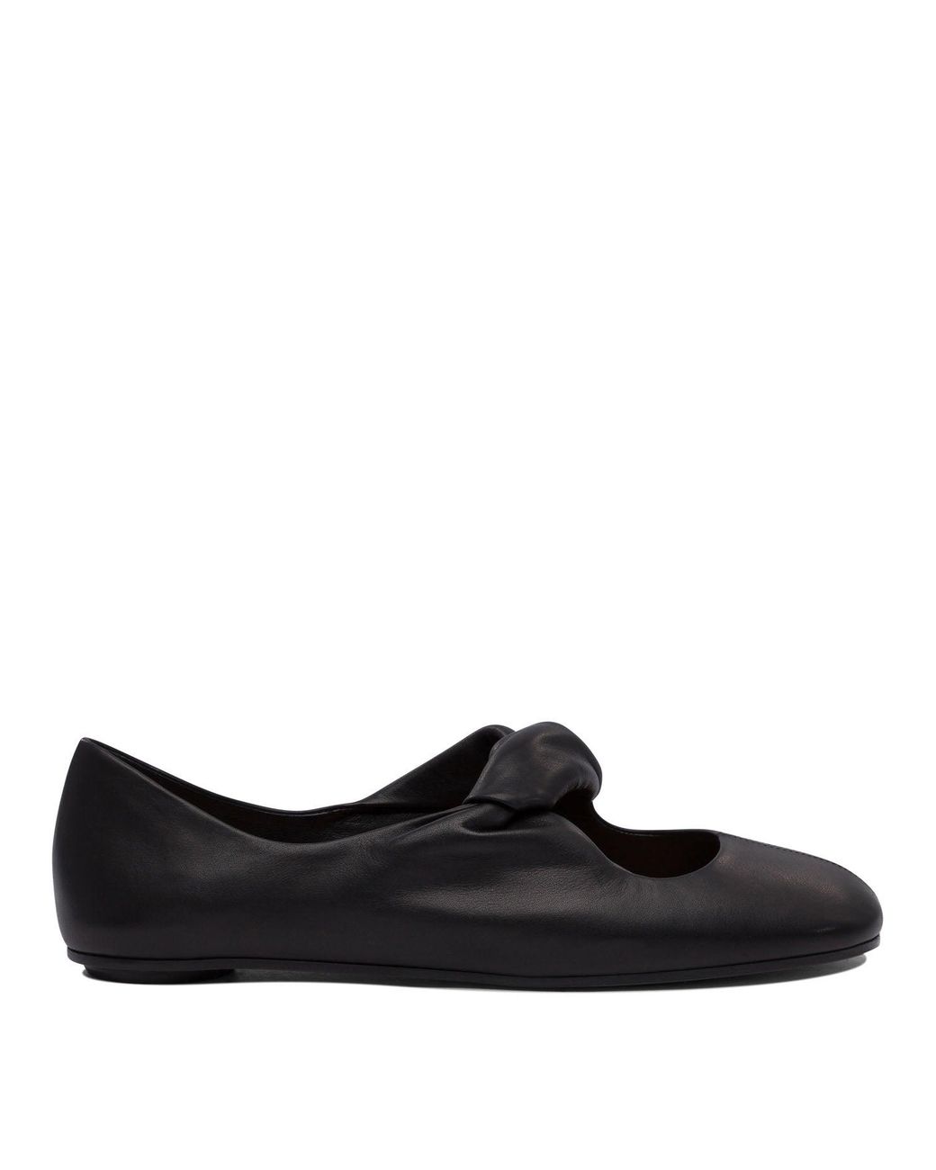 McQueen Black Leather Shoes