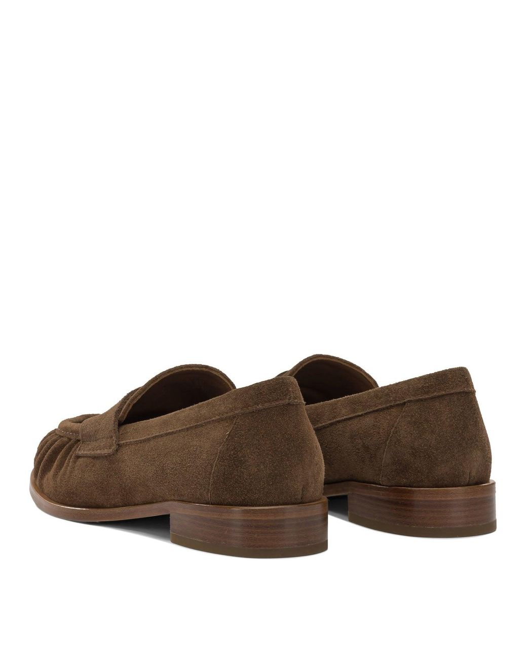 Strategia Brown Leather Loafers