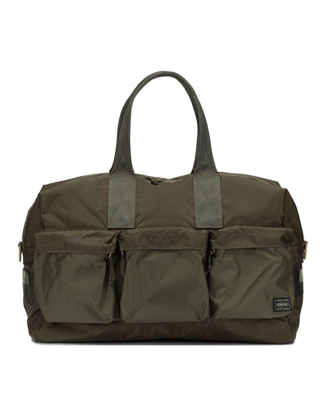PORTER-YOSHIDA & CO Green Porter-Yoshida & Co Force 2Way Duffle Bag for men