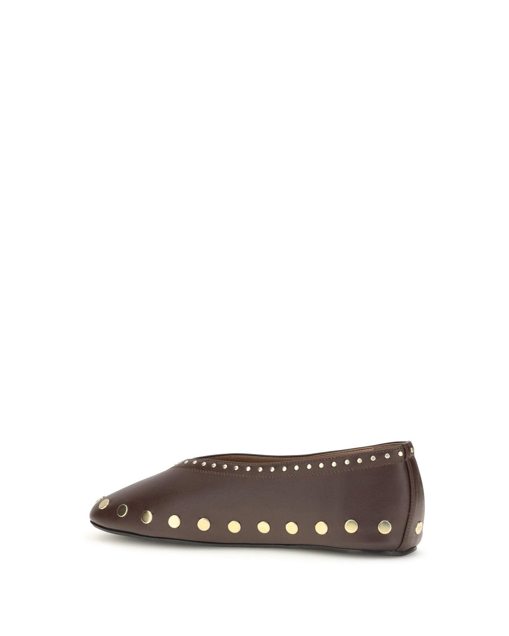 Ganni Brown Jenny Ballerinas