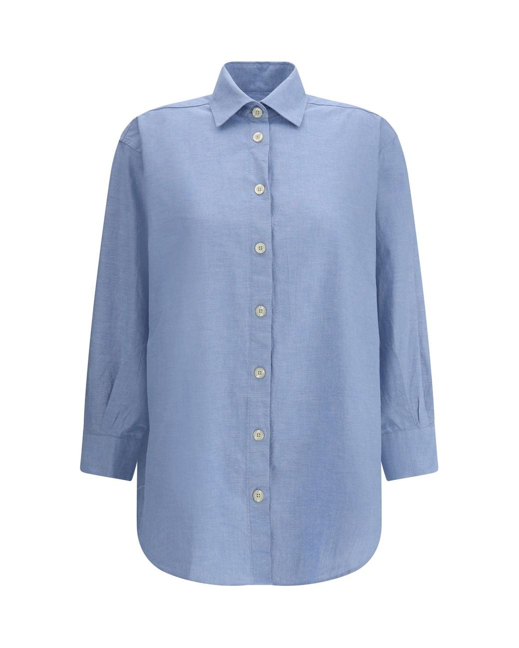 Deperlu Blue Oversized Shirt