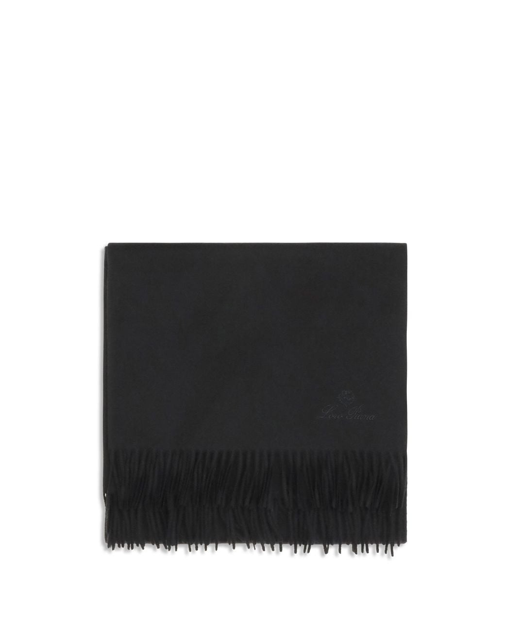 Loro Piana Black Opera Cashmere Scarf