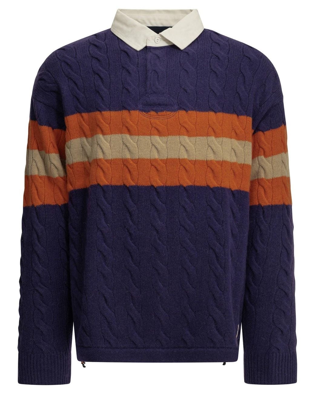 Polo Ralph Lauren Blue "Rubgy" Polo Sweater for men