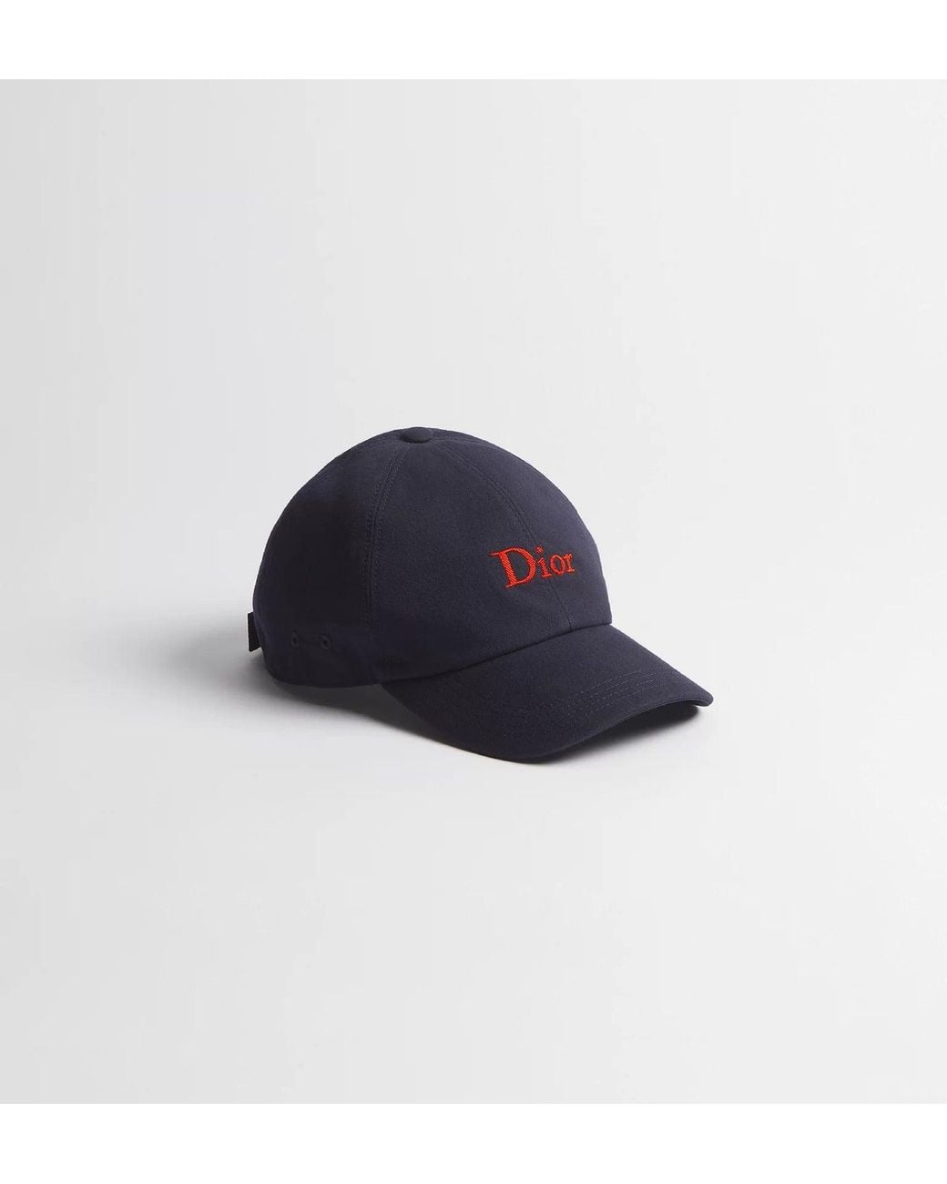 Dior Blue Cotton Baseball Hat for men