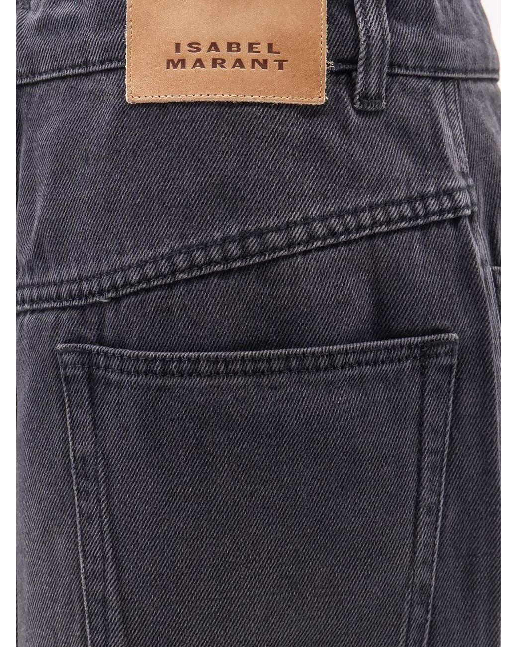 Isabel Marant Blue Faharia Denim Skirt