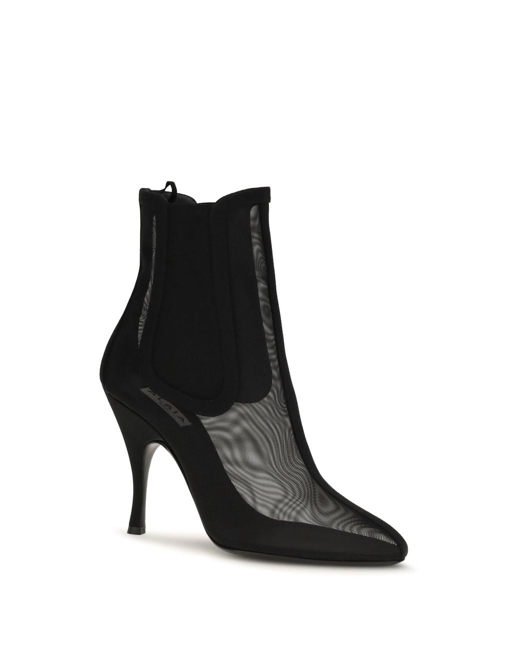 Alaïa Black Alaïa Mesh Chelsea Ankle Boots