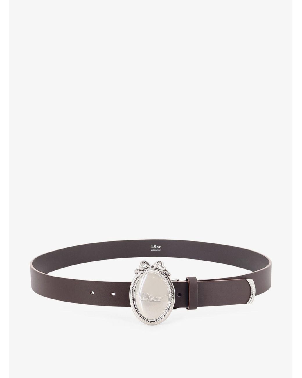 Dior Multicolor Dior Dior Medaillon Leather Belt for men