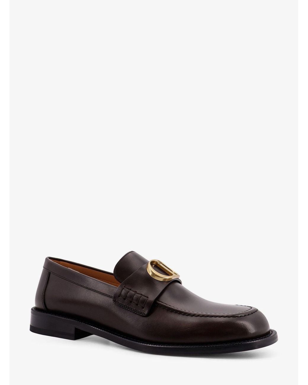 Dior White Dior Archie Leather Loafers for men