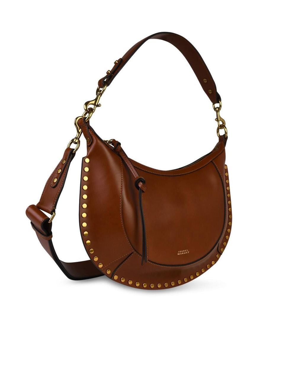 Isabel Marant Brown 'Naoko' Leather Crossbody Bag