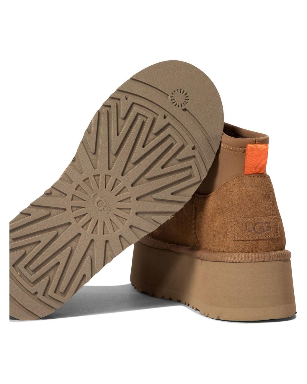 Ugg Brown "Classic Mini Dipper" Ankle Boots