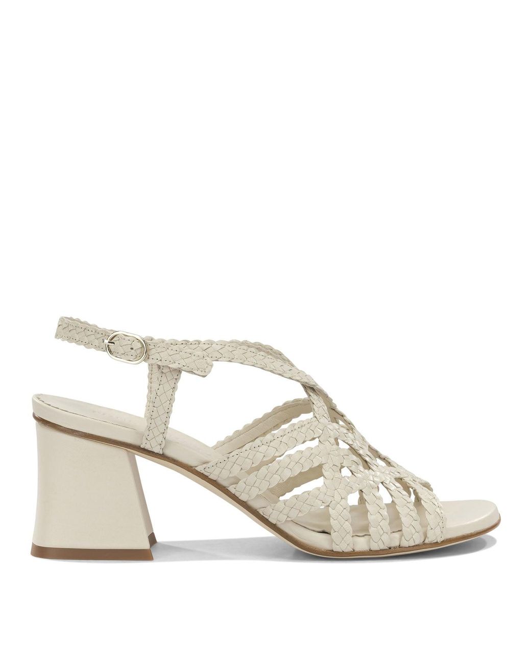 Pons Quintana White Leather Sandals