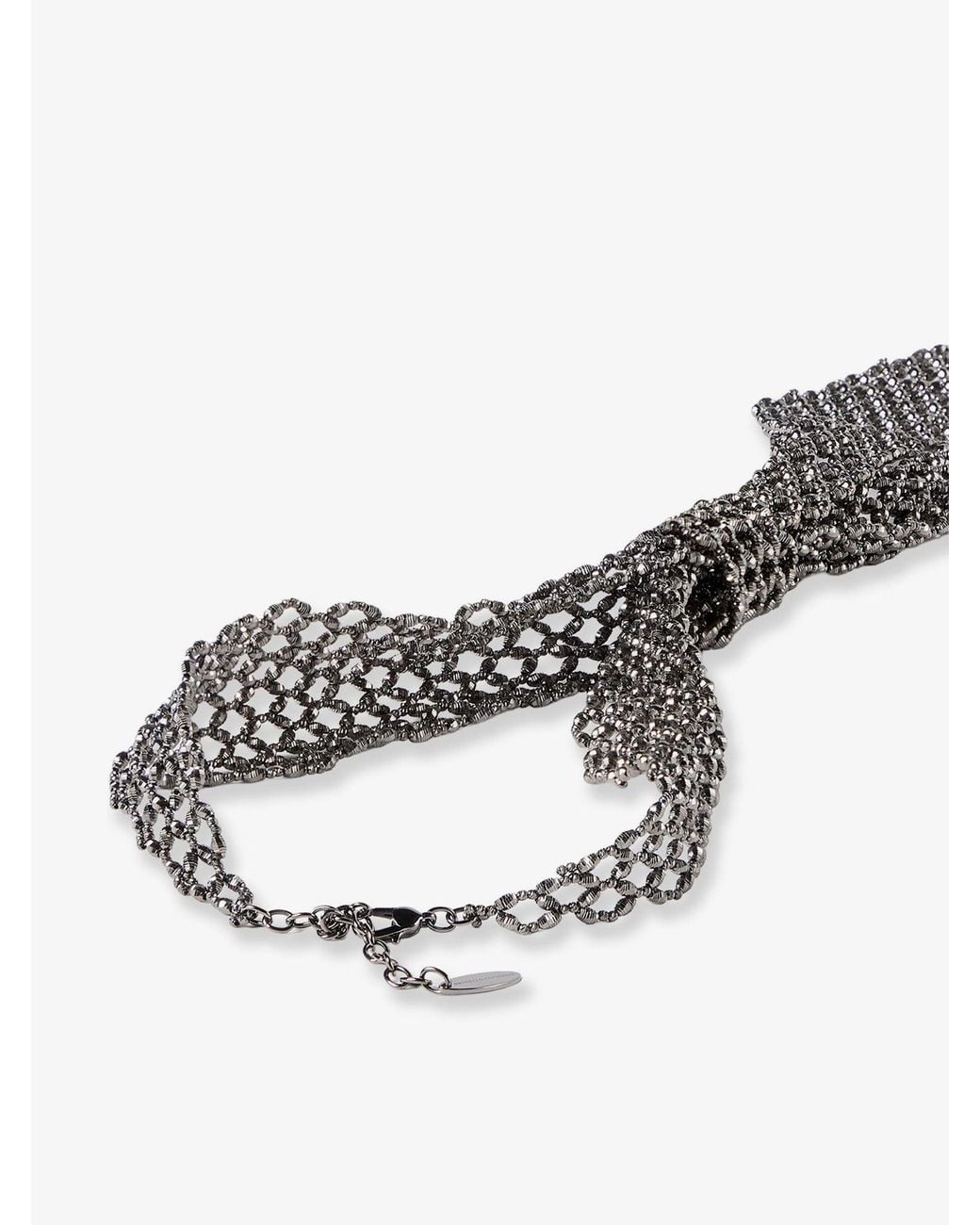 Brunello Cucinelli White 925 Sterling Necklace