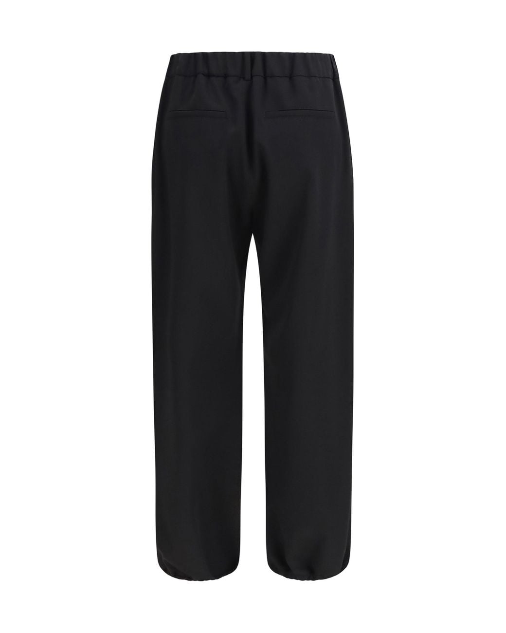 Burberry Black Wool Jogging Pants for men