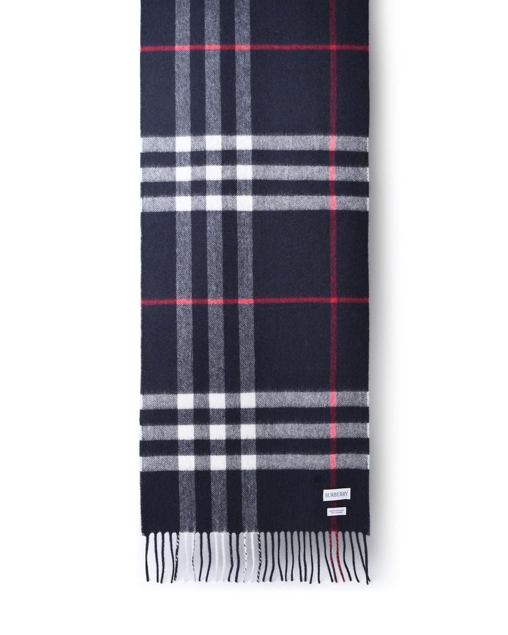 Burberry Blue Cashmere Scarf for men