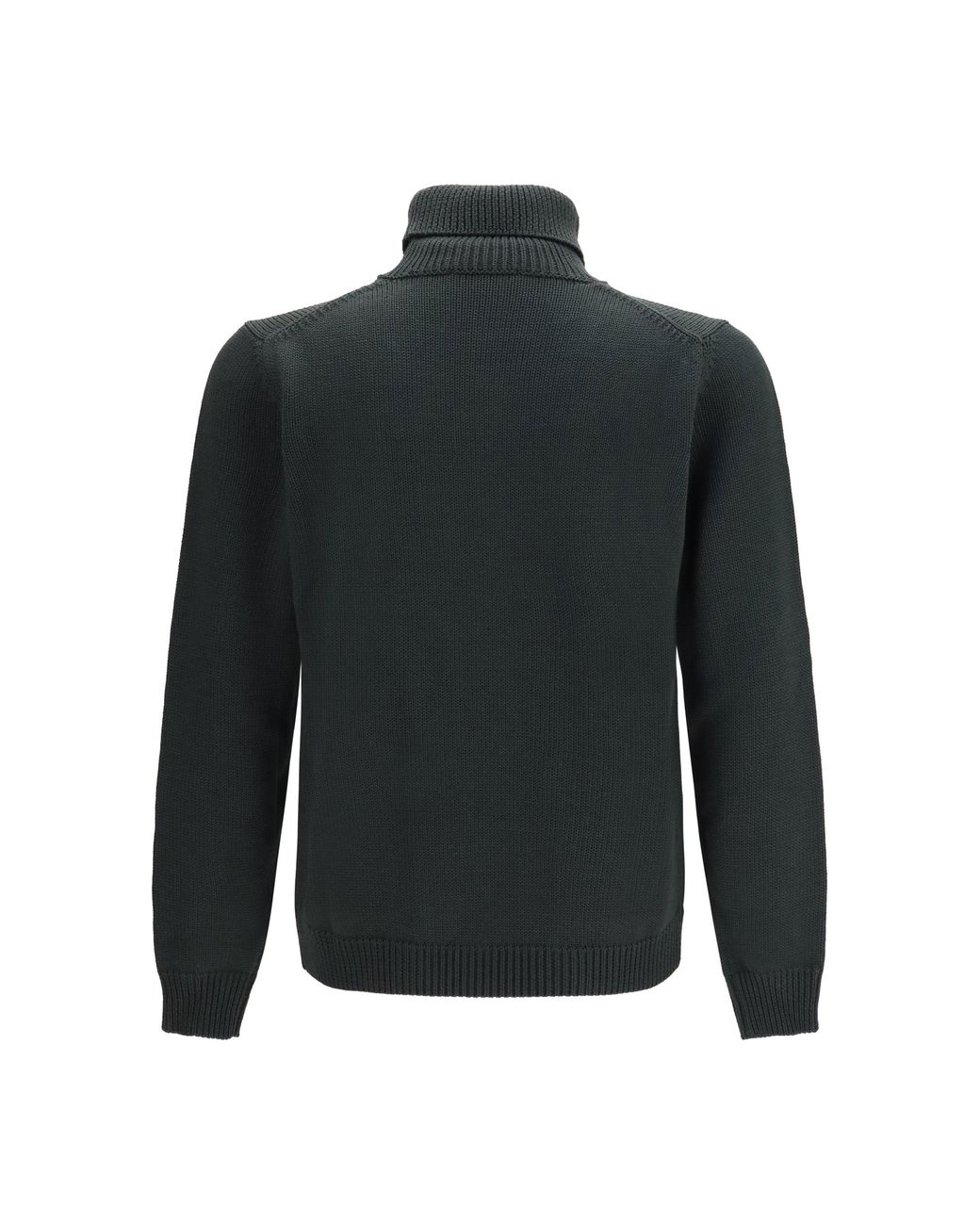 Roberto Collina Gray Turtleneck Wool Sweater for men