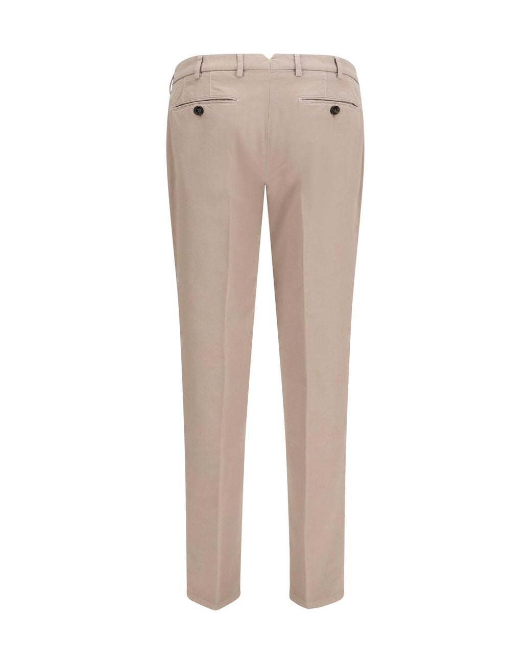 Brunello Cucinelli Natural Dyed Cotton Pants for men