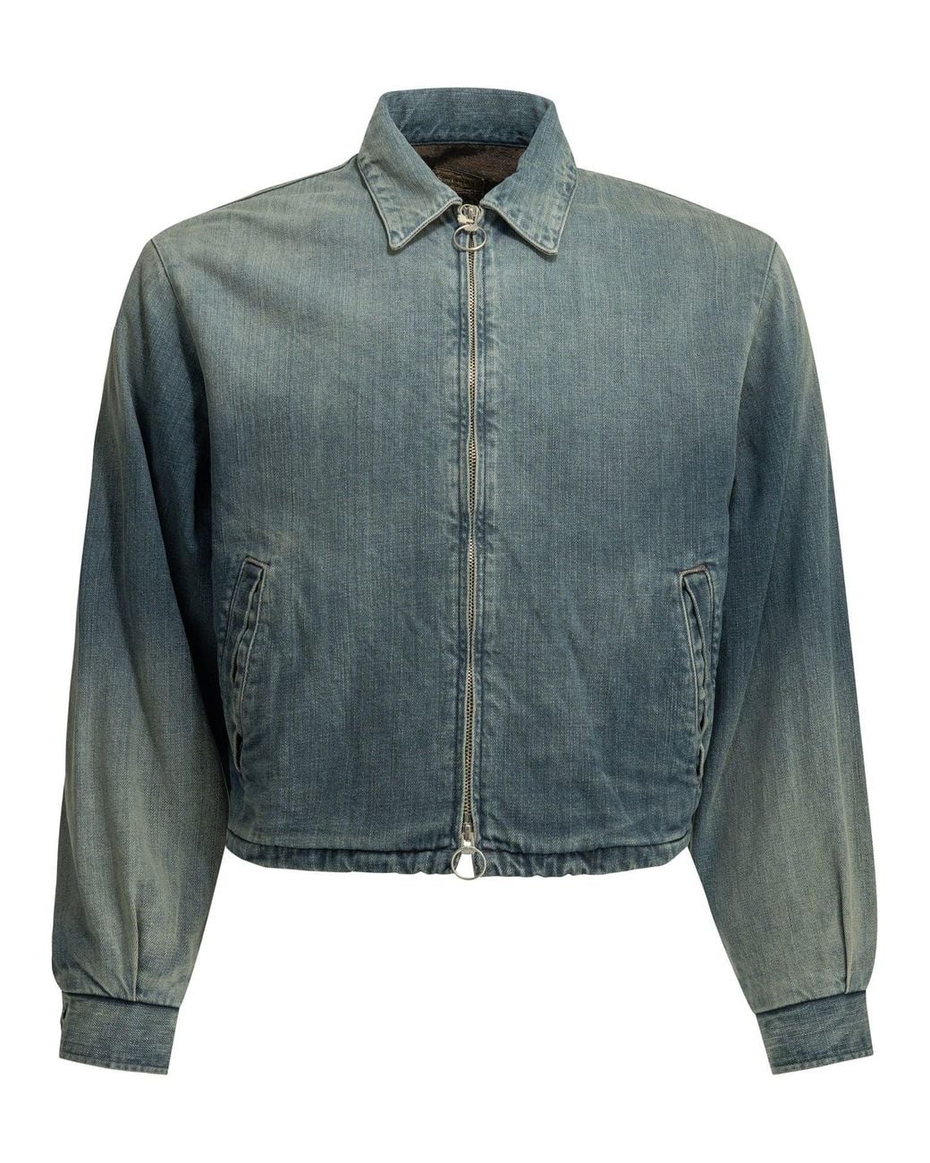 Kapital Blue Hacksaw Drizzier Denim Jacket Light for men