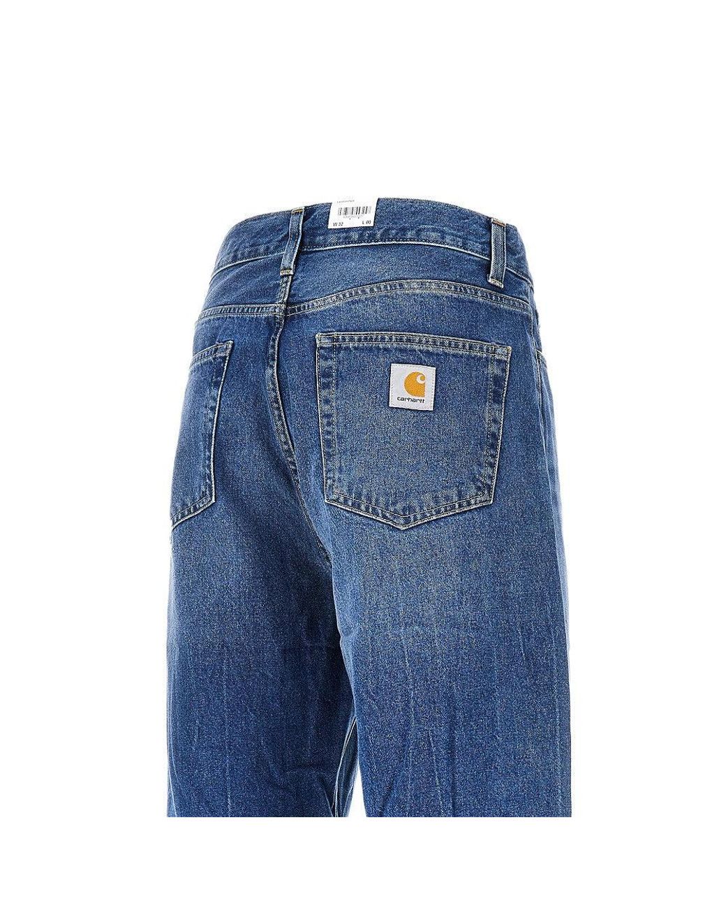 Carhartt Blue 'Landon' Denim Pants for men
