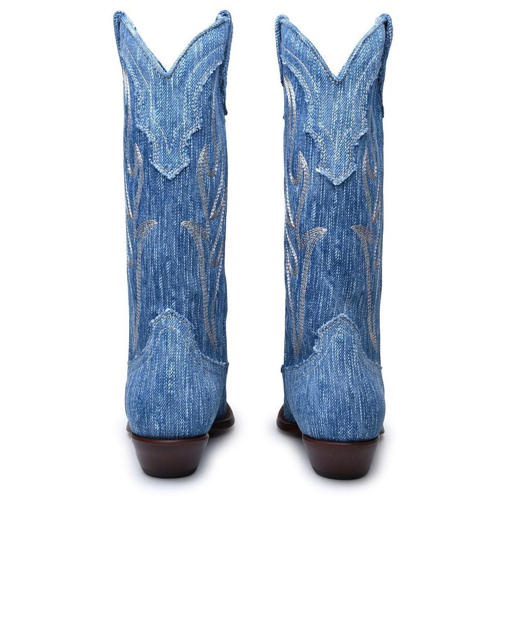 Sonora Boots Blue Light Denim Boots