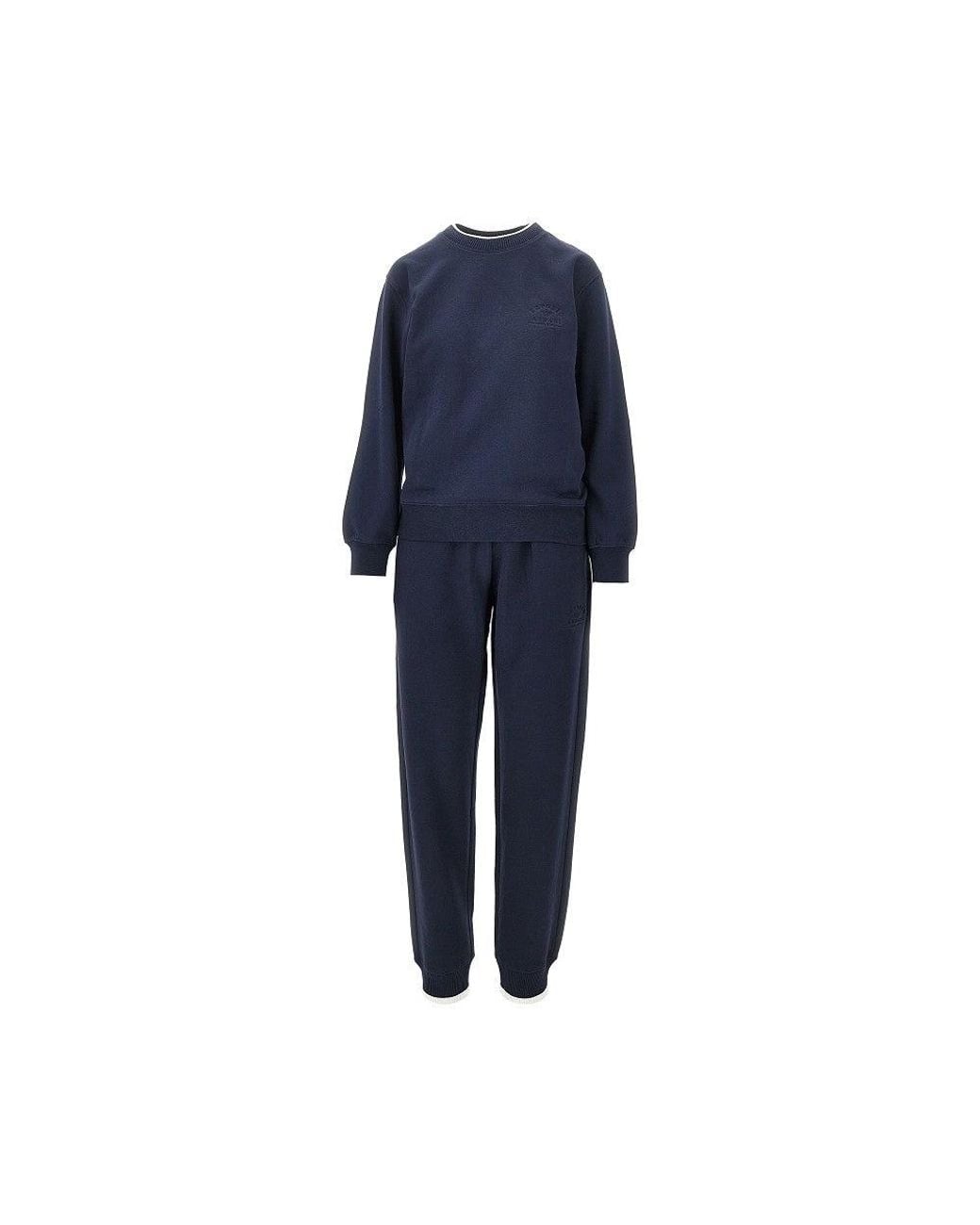 EA BODYWEAR Blue Two-Piece Sporty Set