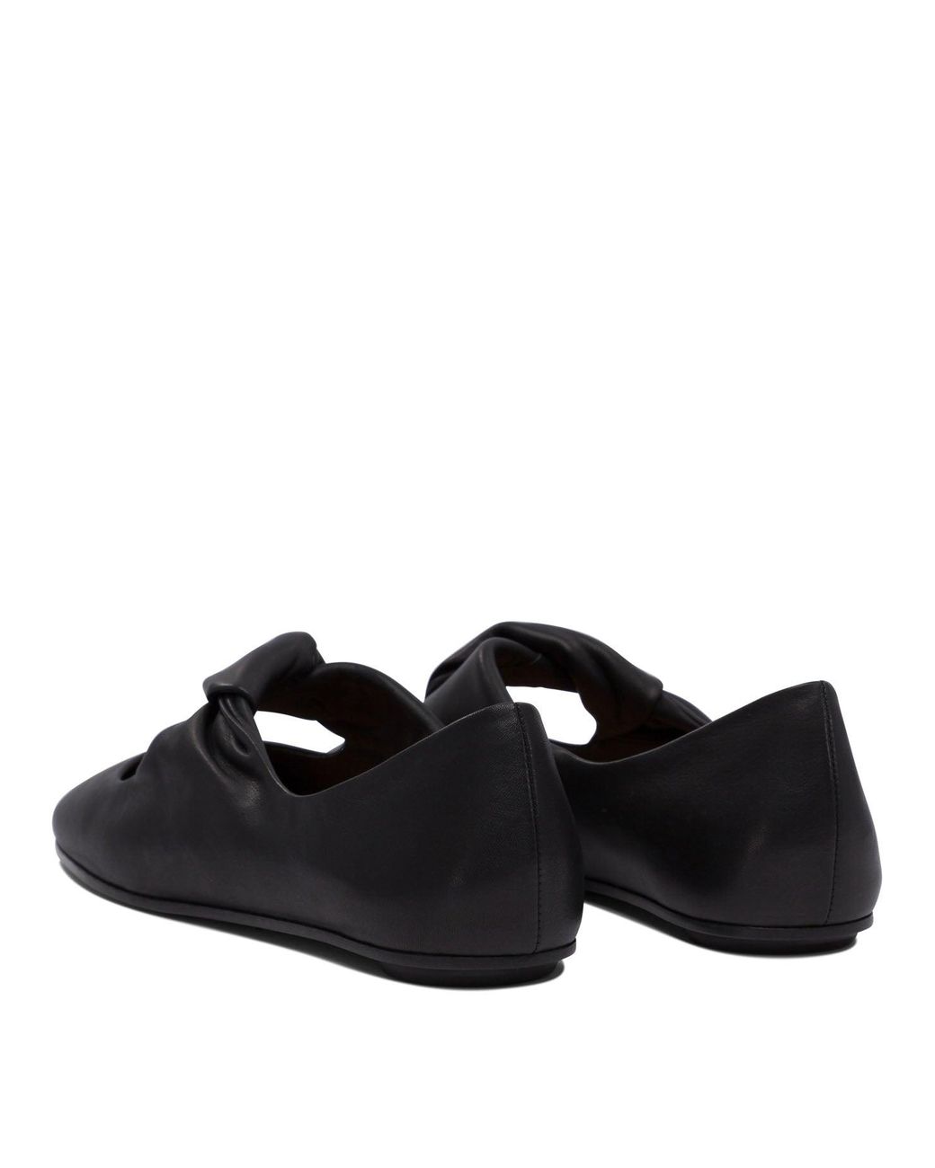McQueen Black Leather Shoes