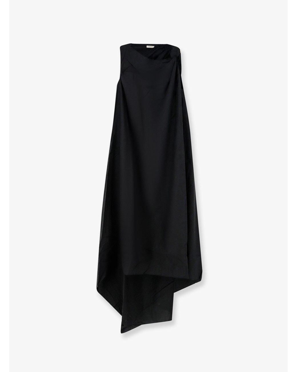 LAMRONS Black Dress Viscose And Lyocell Blend