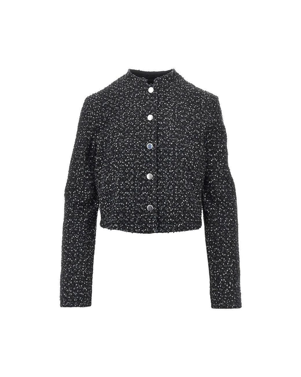 Emporio Armani Black Tweed Jackets