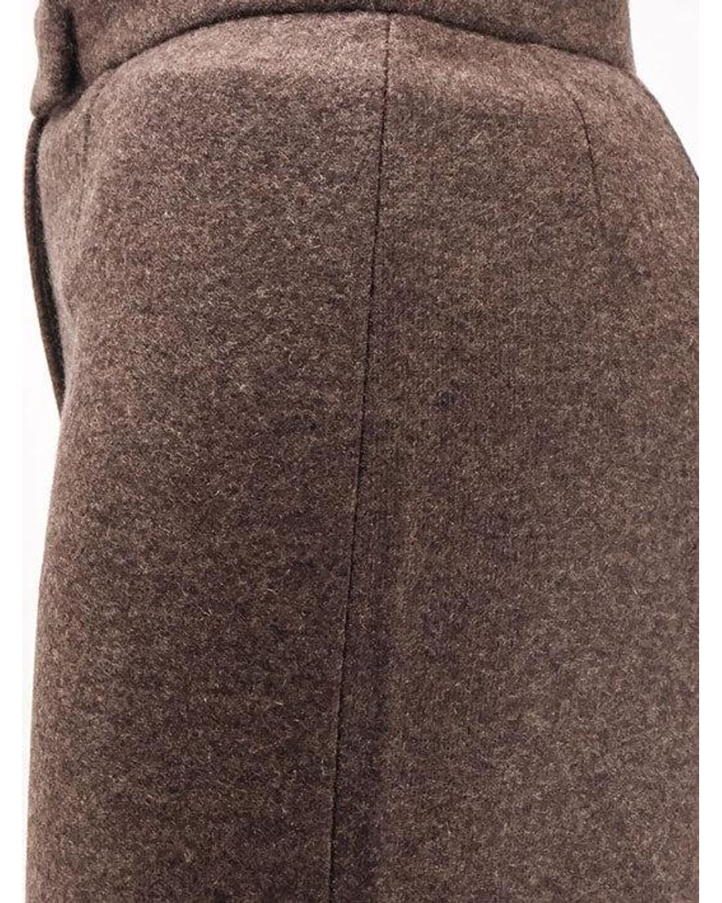 Loro Piana Brown Robin Novalis Cashmere Trousers