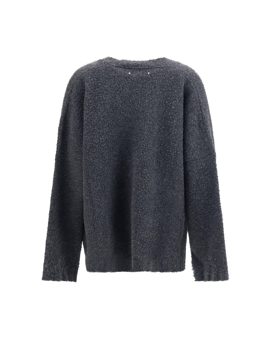 Golden Goose Deluxe Brand Blue Casentino-Effect Wool Cardigan