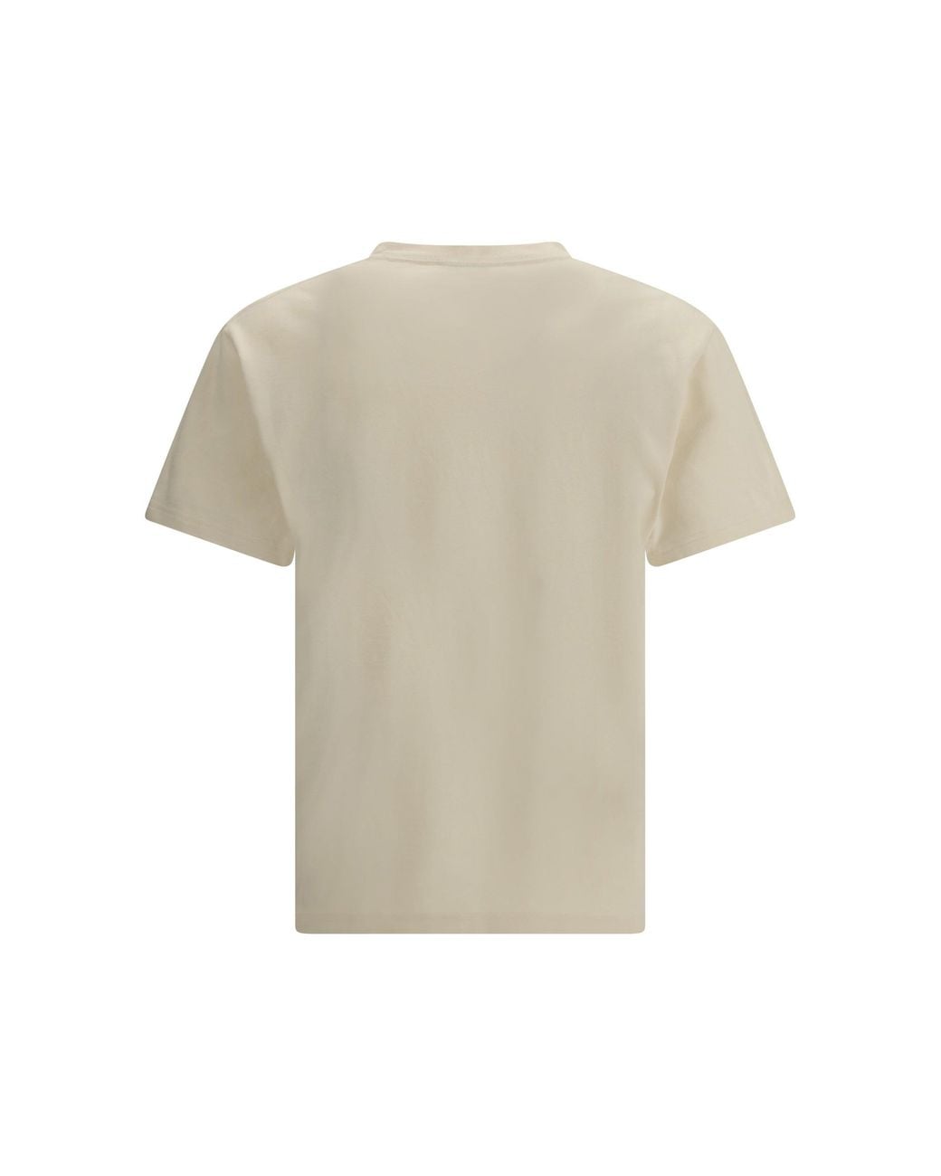 McQueen White Cotton T-Shirt With Logo for men