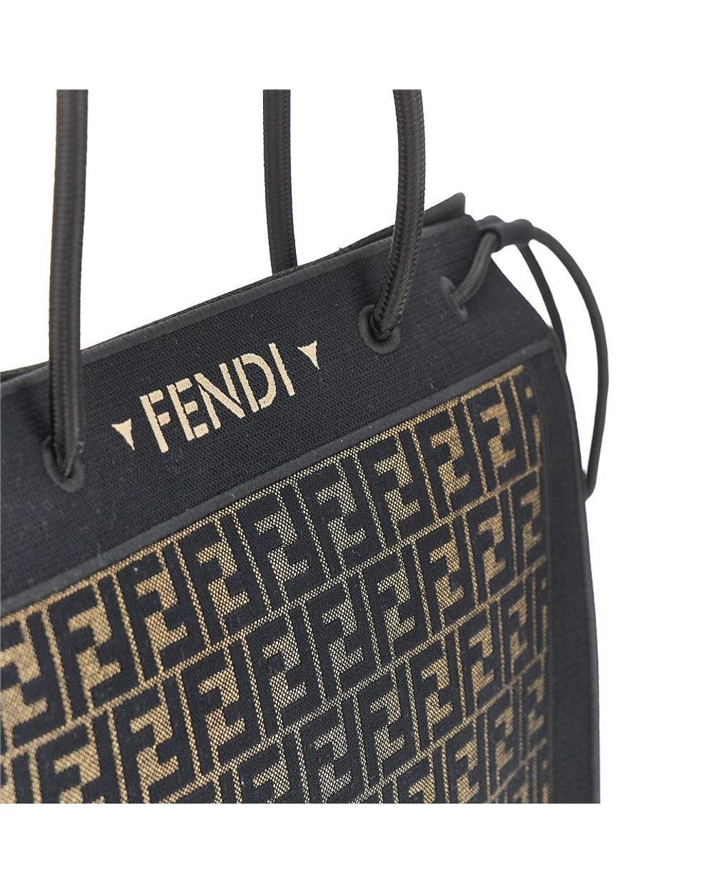 Fendi Black Large Magic' Shopping Bag
