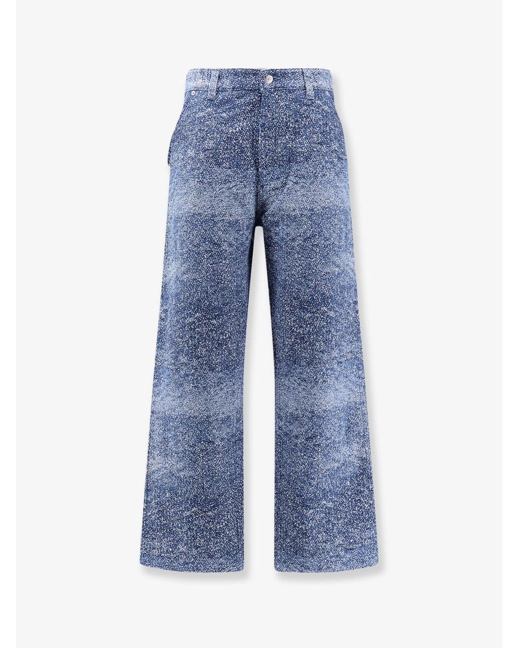 Dior Blue Carpenter Jacquard Jeans for men