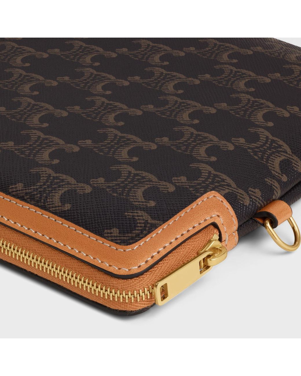 Céline Black Triomphe Pouch