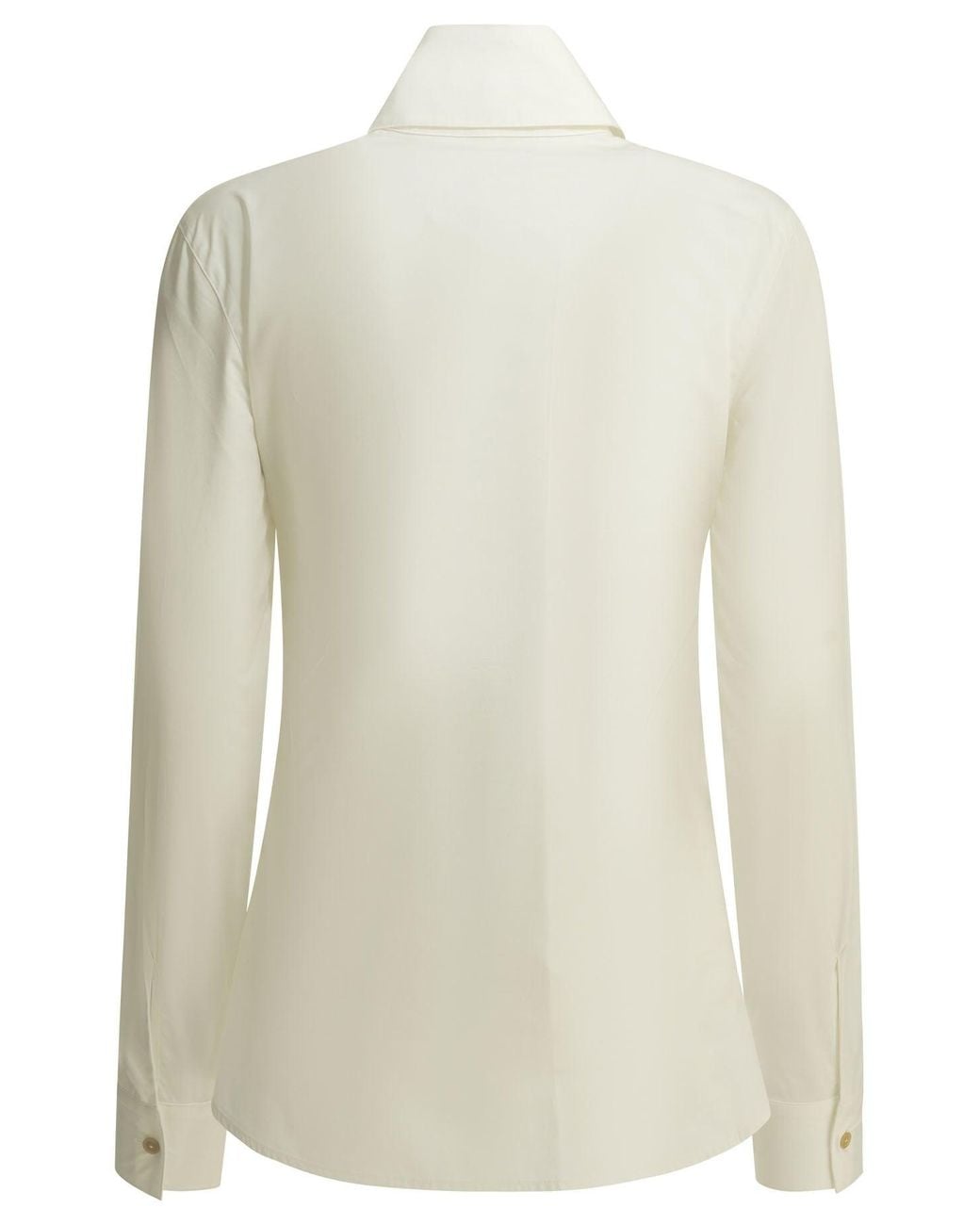 Khaite White "Ivy" Formal Shirt