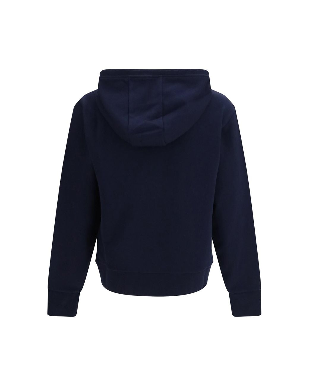 Thom Browne Black Loopback Colorblock Hooded Sweatshirt for men