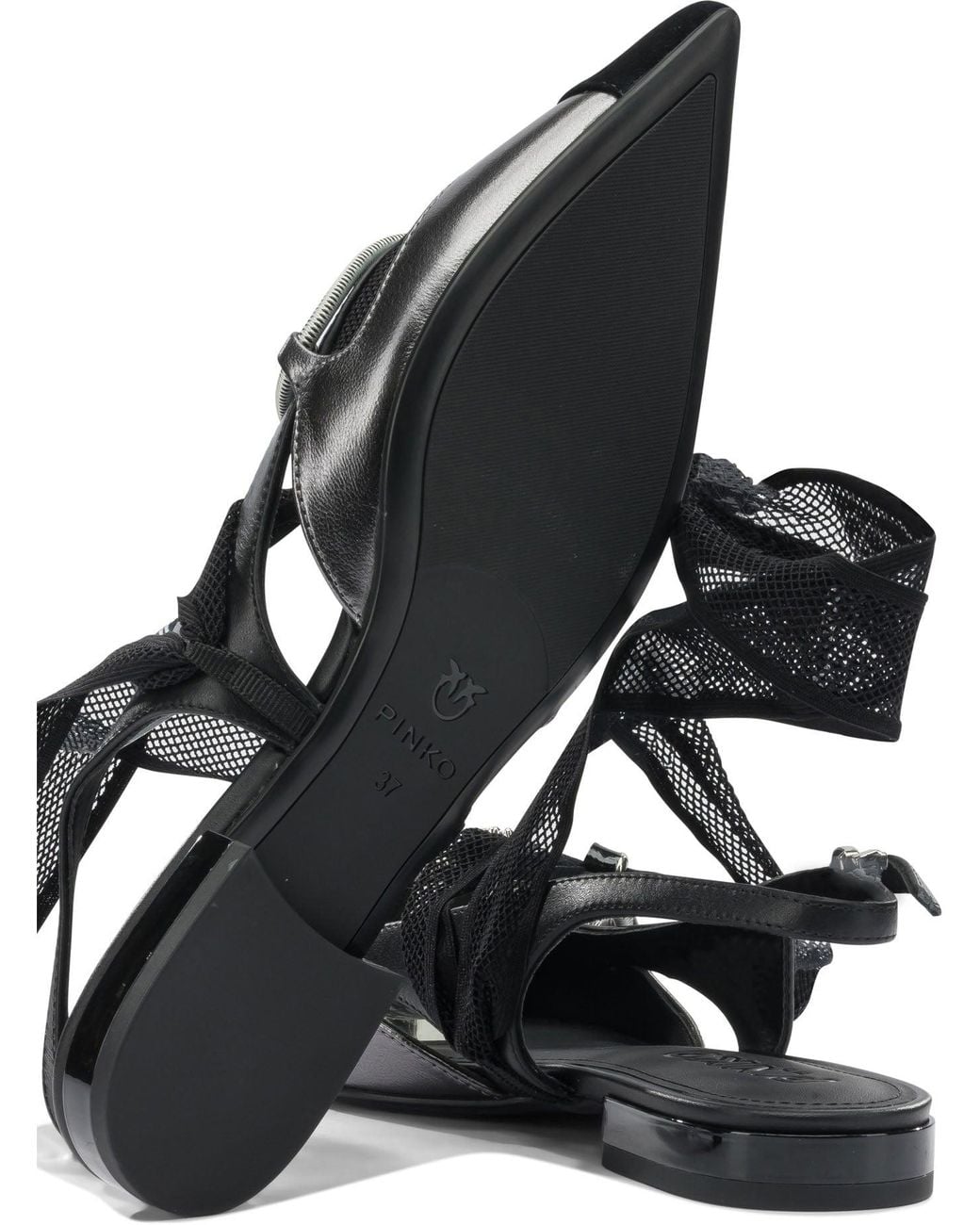 Pinko Black Ballerinas