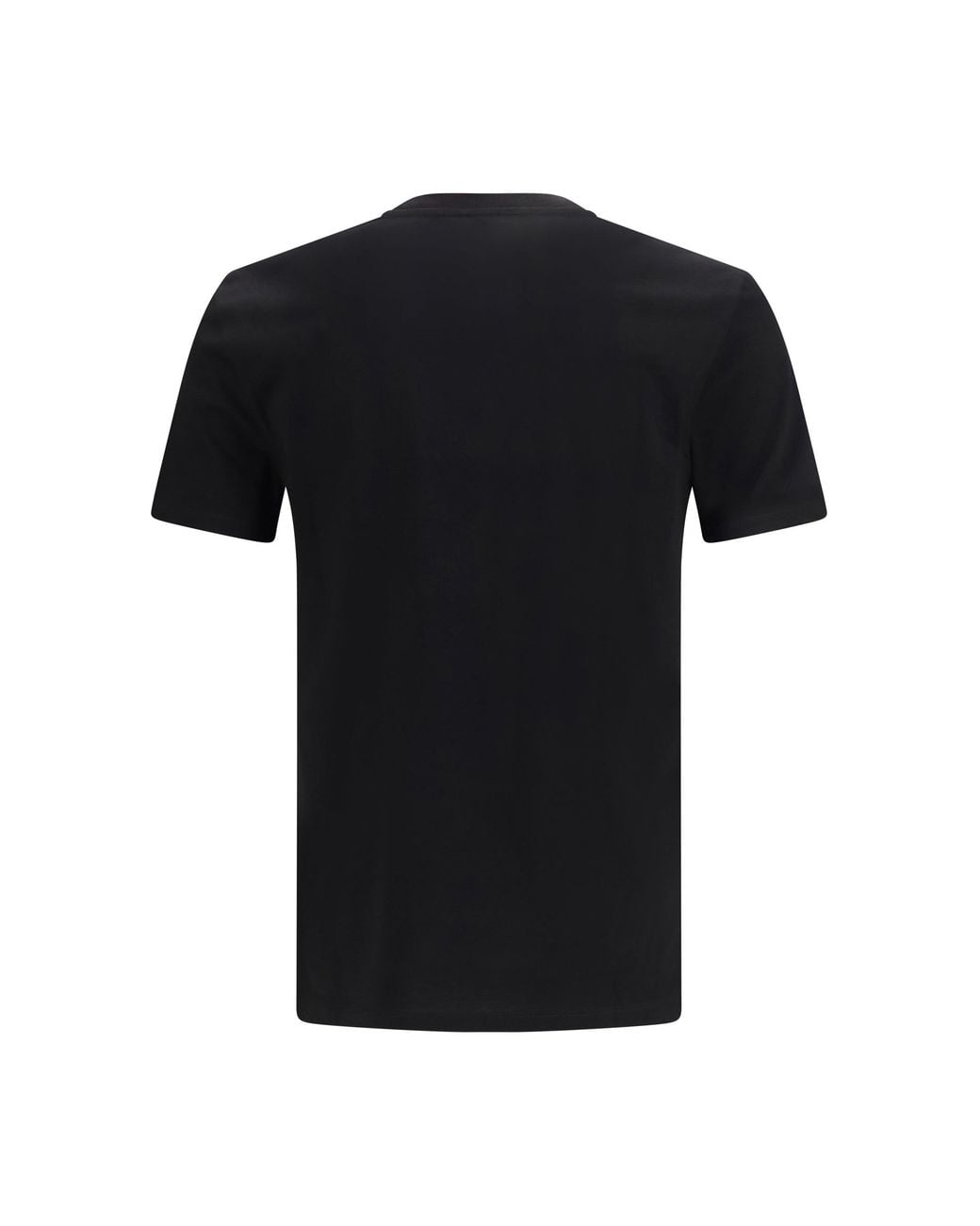 Versace Black Slim Cotton Jersey T-Shirt for men