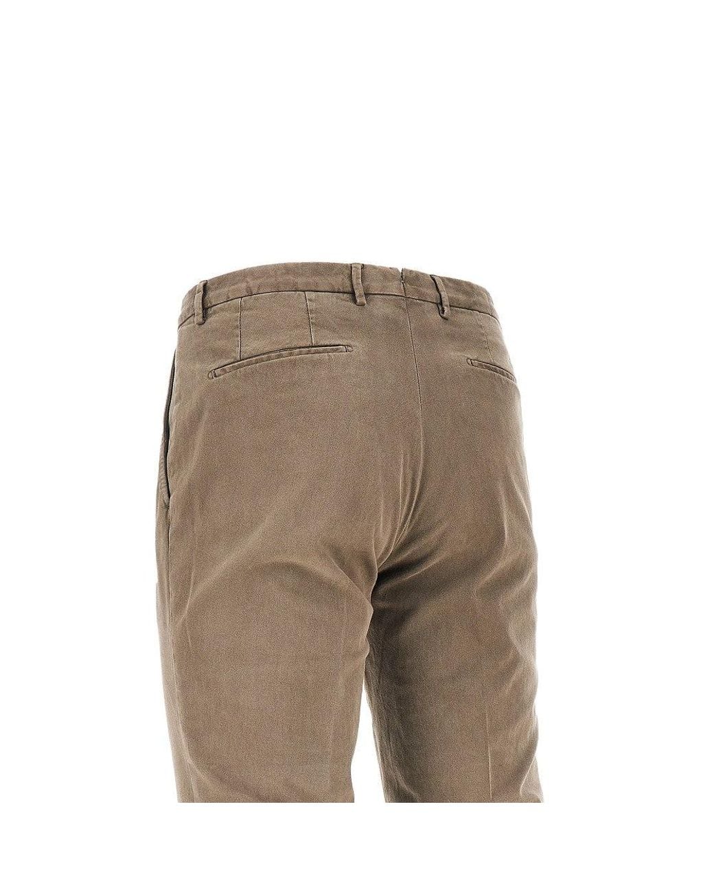 Santaniello Natural Praiano Evoluto Stretch Cotton Pants for men
