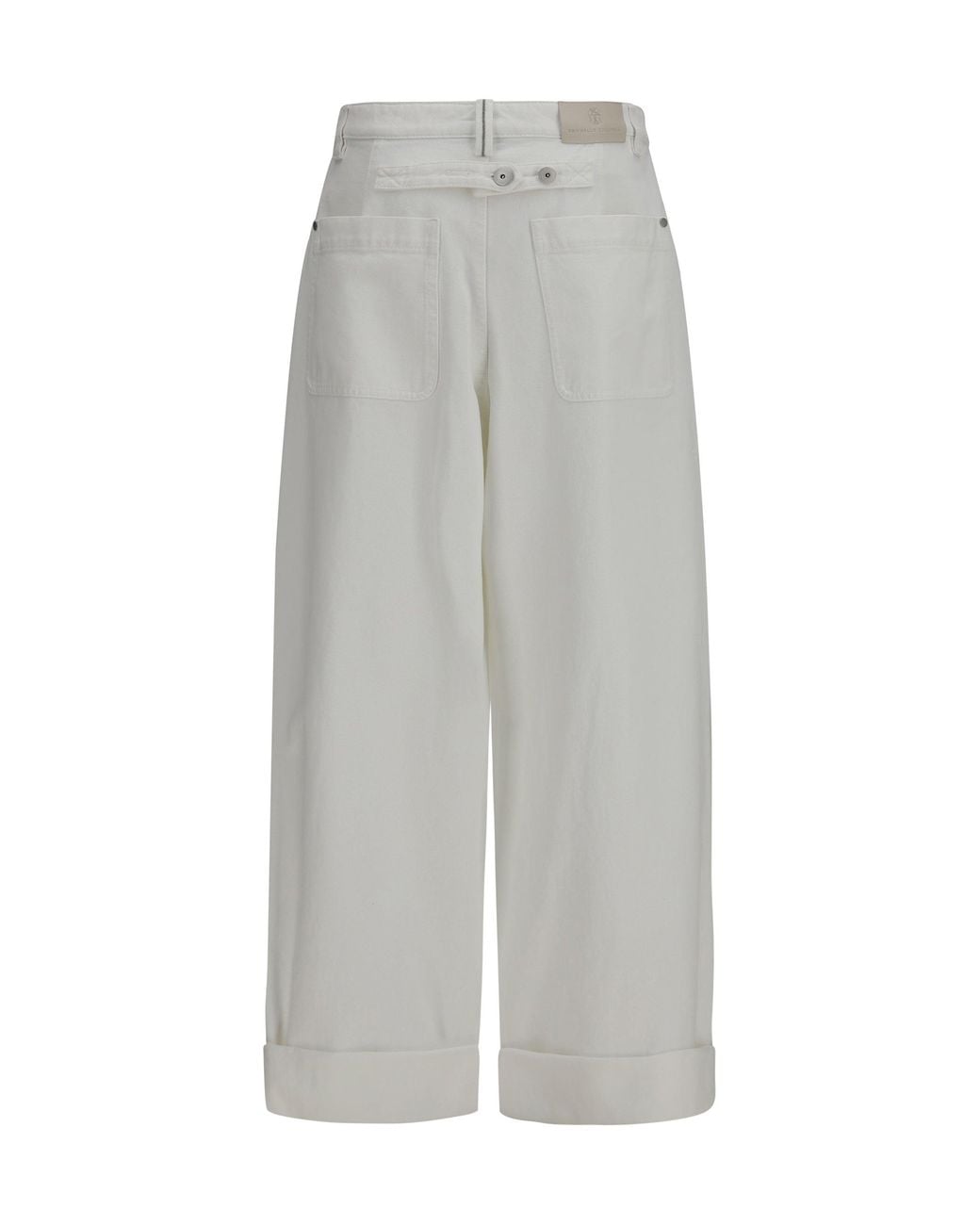 Brunello Cucinelli Gray Cotton Pants