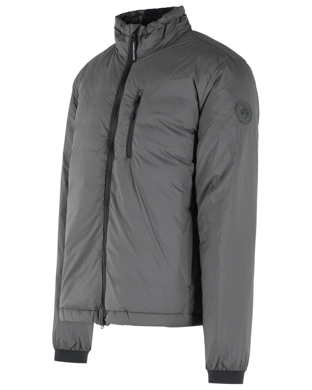 Canada Goose Gray Lodge Polyamide Down Jacket for men
