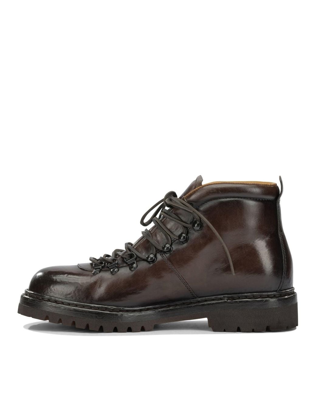 Officine Creative Black "Artik Flexi 002" Lace-Up Ankle Boots for men