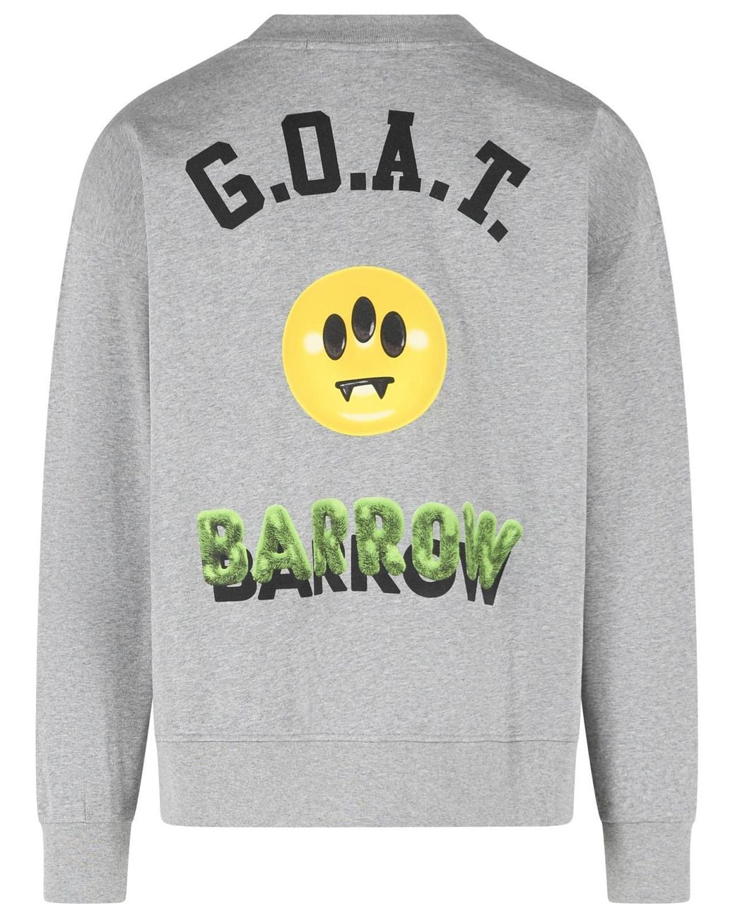Barrow Gray Cotton Sweatshirt for men