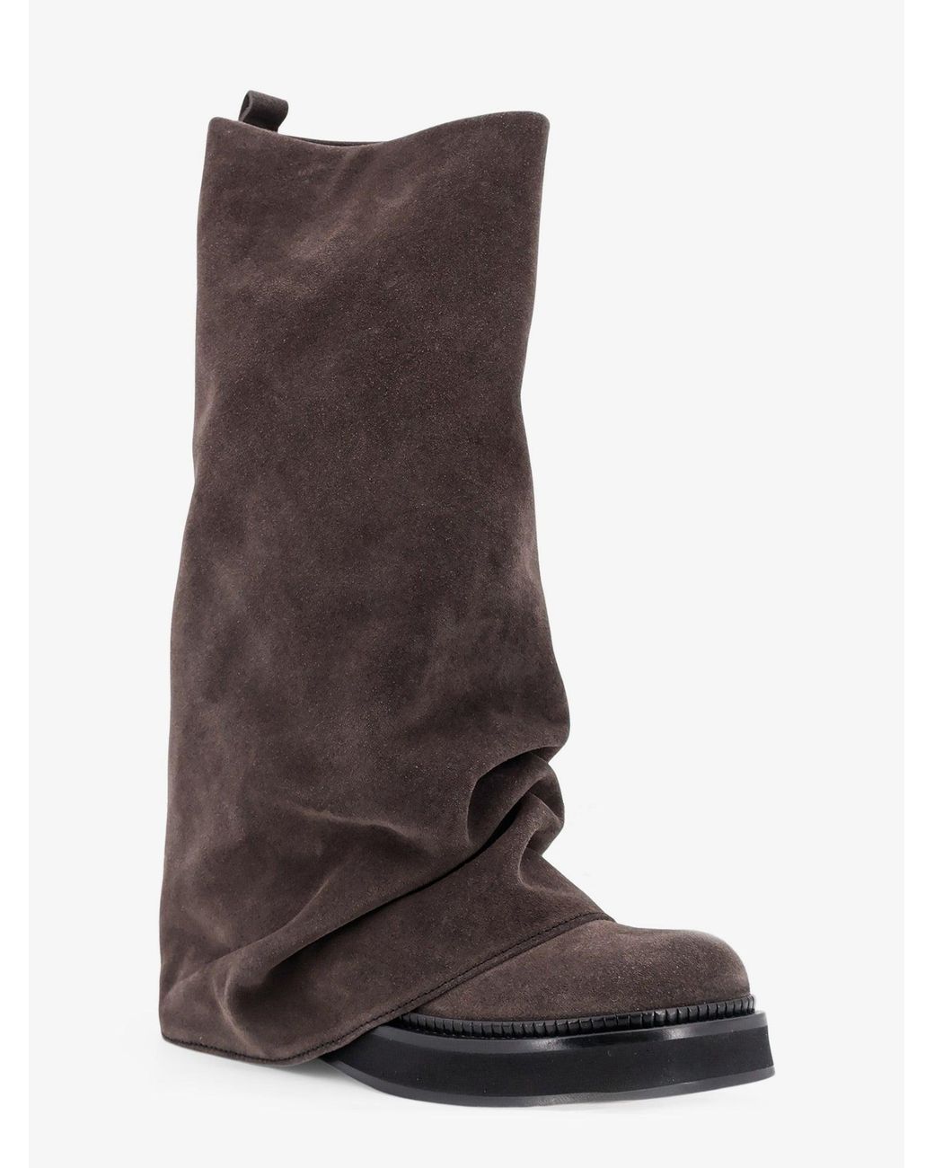 The Attico Brown Robin Suede Boots