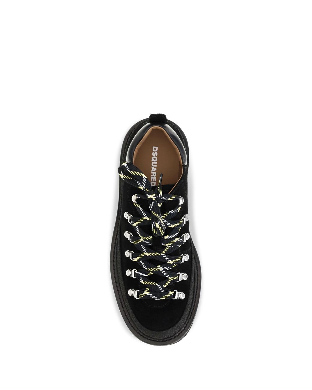 DSquared² Black Suede Lace-Up Sneakers for men