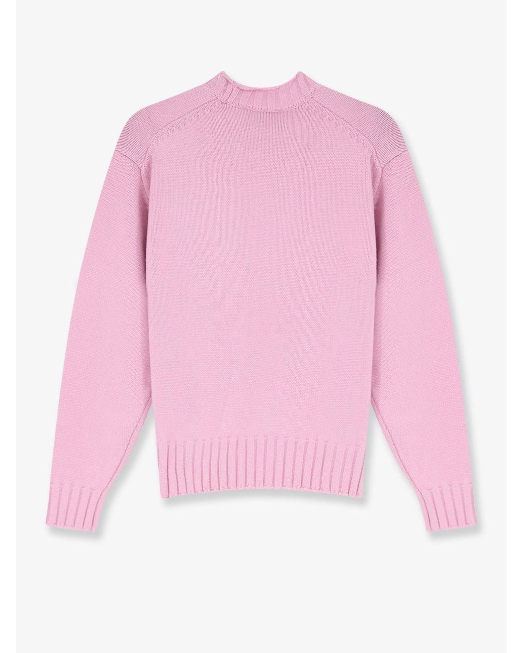 DUNST Pink Wool Blend Sweater Pale