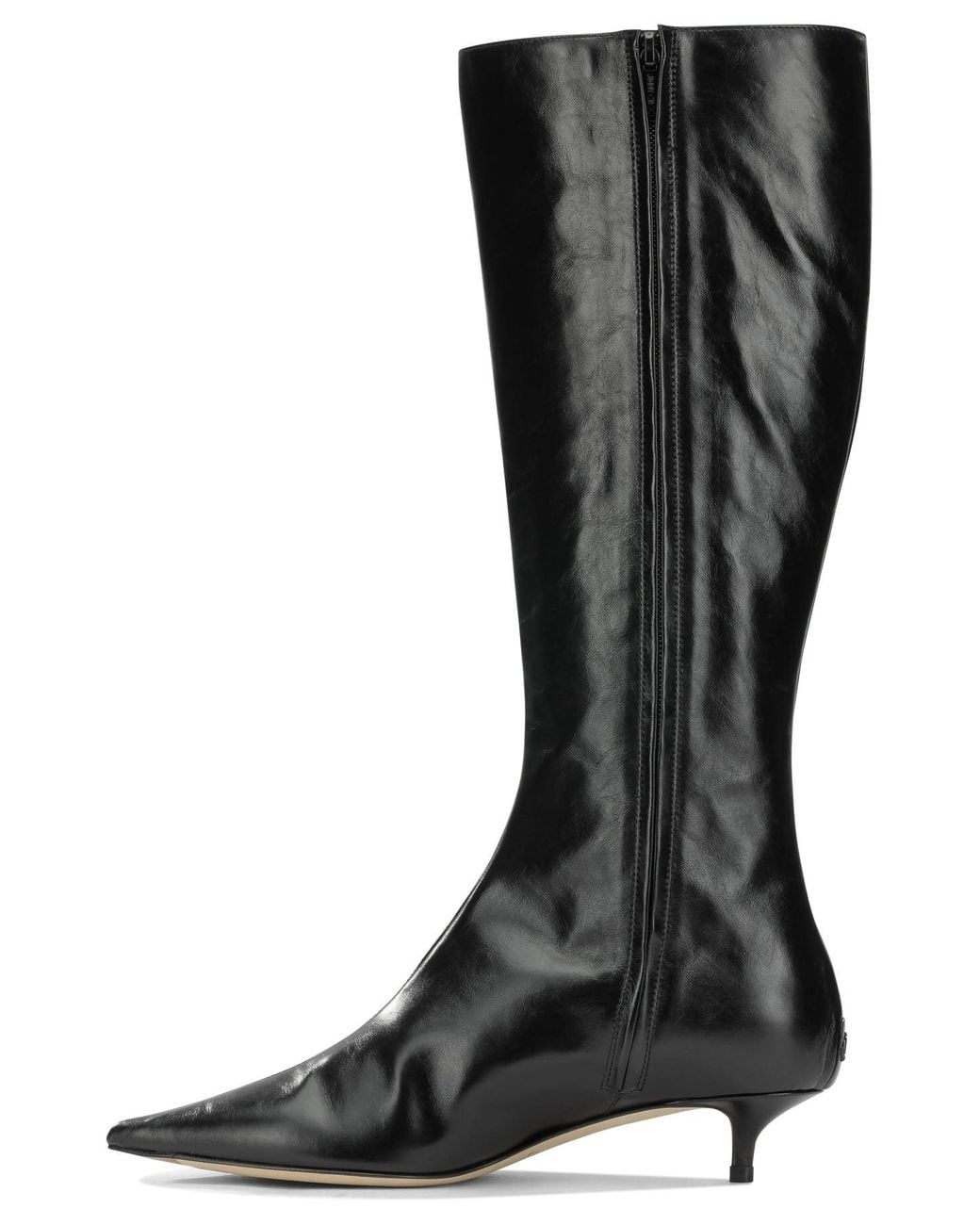 Jimmy Choo Black Amis 35Mm Knee-High Boots