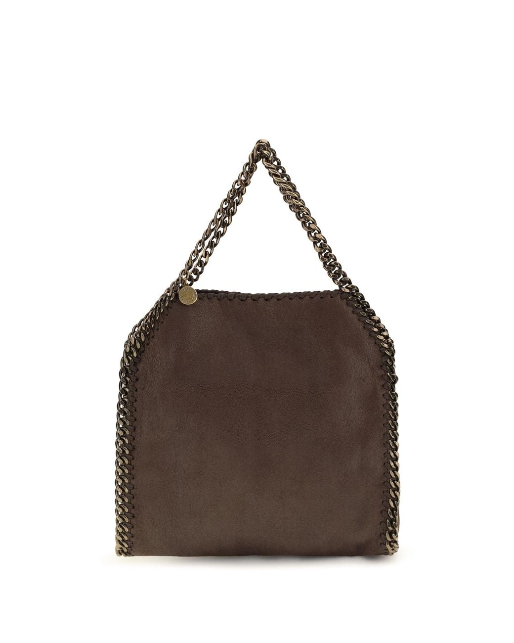 Stella McCartney Brown Mini Falabella Handbag Mahogany