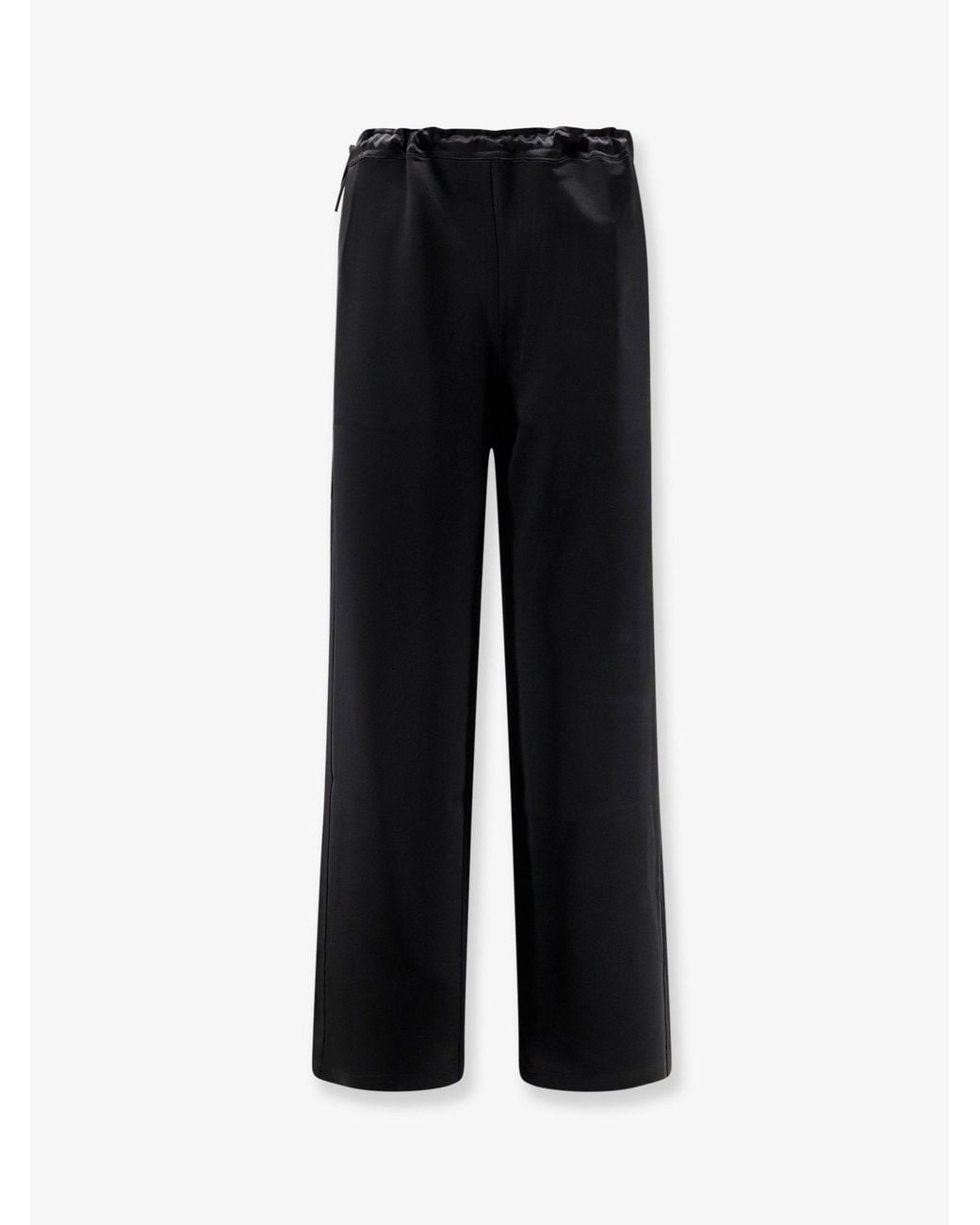 TONYWACK Black Satin Trousers