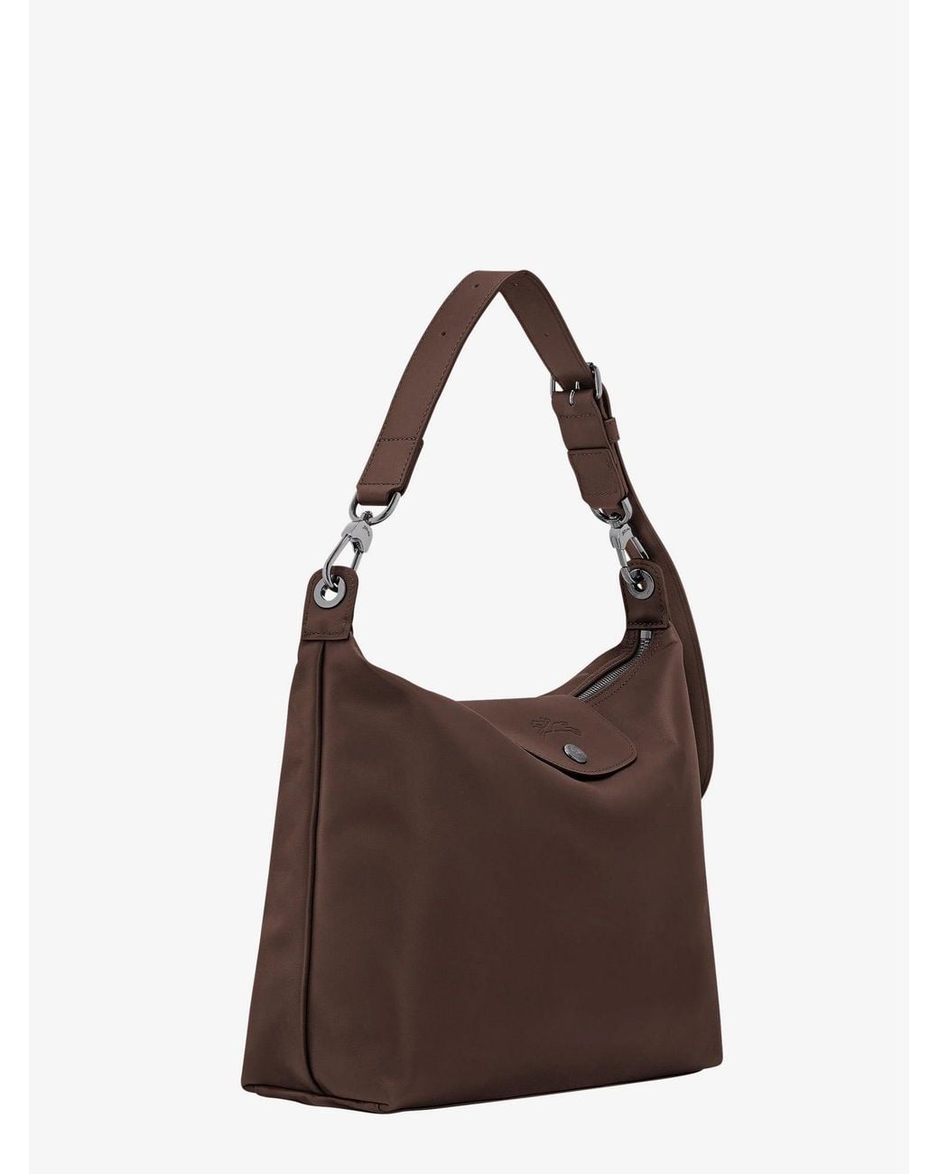 Longchamp Brown Le Pliage Xtra Medium Leather Shoulder Bag