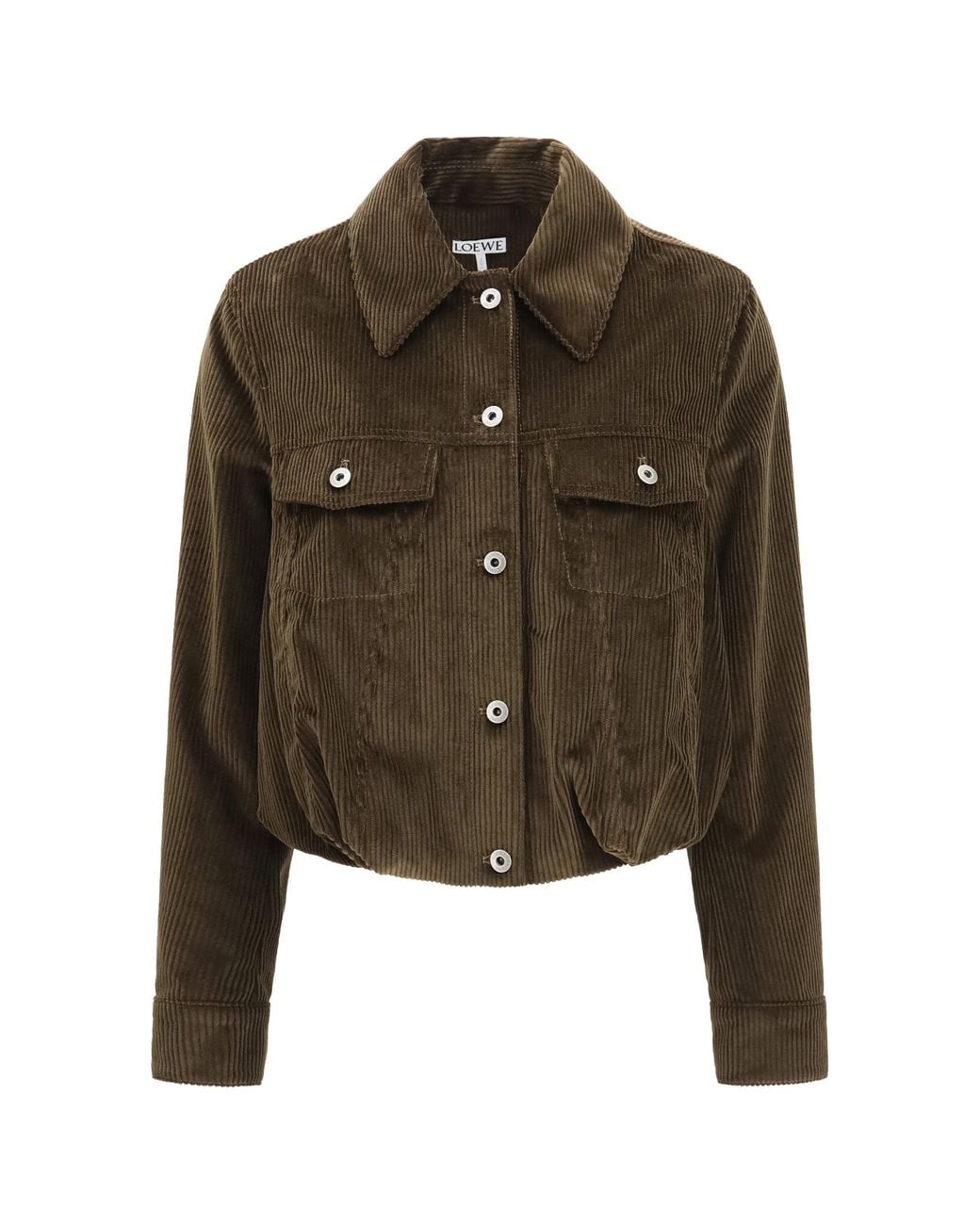 Loewe Brown Cotton Corduroy Jacket